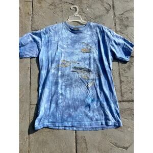 Sea Turtle Vintage Color Natural Tye Die Nature T Shirt - Great Condition
